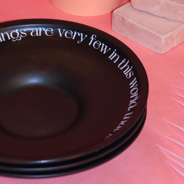 簡約陶瓷湯盤 
