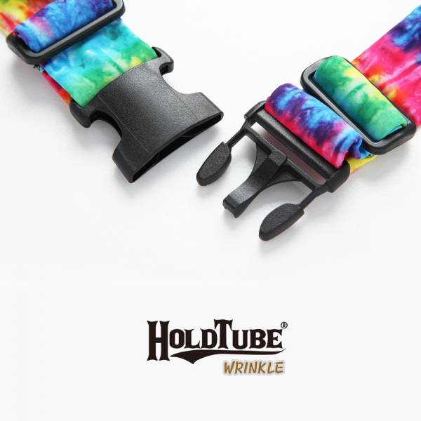 HOLDTUBE 運動腰帶-單口皺褶袋-艷彩滾輪 運動腰帶、水瓶袋、時尚單品、運動配件