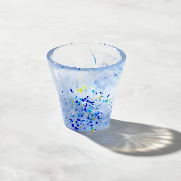 日本富硝子 - 手作浮世自由杯 - 江戶藍 (170ml) 日本,玻璃,玻璃杯,飲料杯