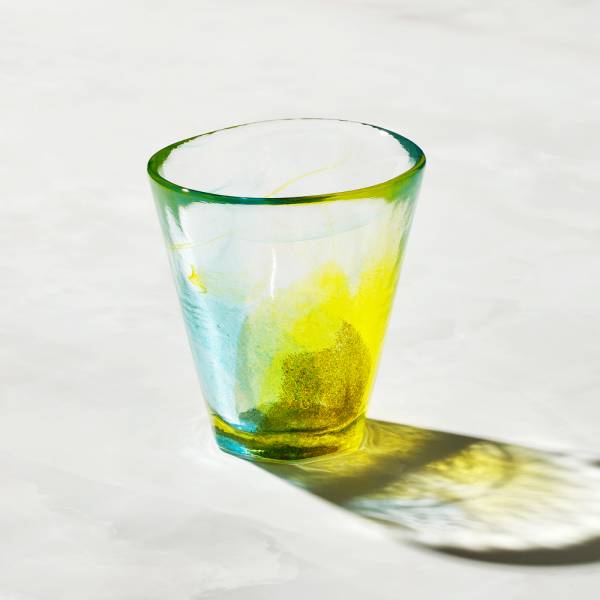日本富硝子 - 手作夏日六角冰晶杯 - 檸檬蘇打 (170ml) 日本,玻璃,玻璃杯,飲料杯