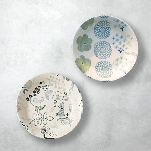 日本美濃燒 - 輕量咖哩盤 - 任選2件組(21.7cm) 咖哩盤,深盤,湯盤,陶瓷餐具