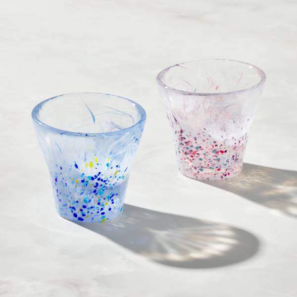 日本富硝子 - 手作浮世自由杯 - 對杯組 (2件式) - 170ml 日本,玻璃,玻璃杯,飲料杯