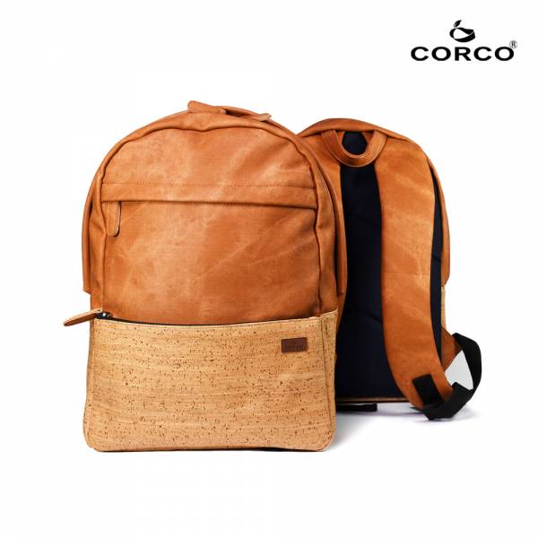 CORCO 軟木雙肩後背包-棕色 軟木,韓國,環保