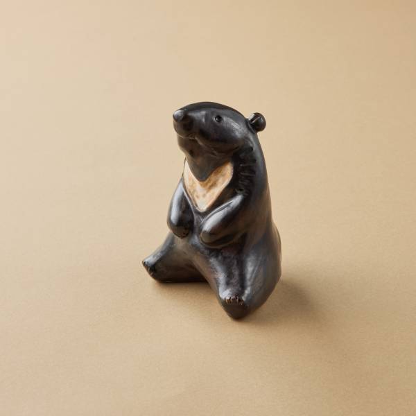 安達窯 - 日垚動物 - 台灣黑熊 台灣製造,動物擺飾,擺飾