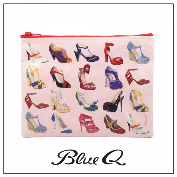 Blue Q 拉鍊袋 - Shoes 愛鞋一族 收納袋,米袋,環保,創意,設計,再生,公益