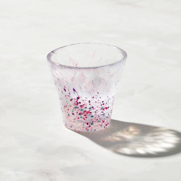 日本富硝子 - 手作浮世自由杯 - 櫻粉 (170ml) 日本,玻璃,玻璃杯,飲料杯