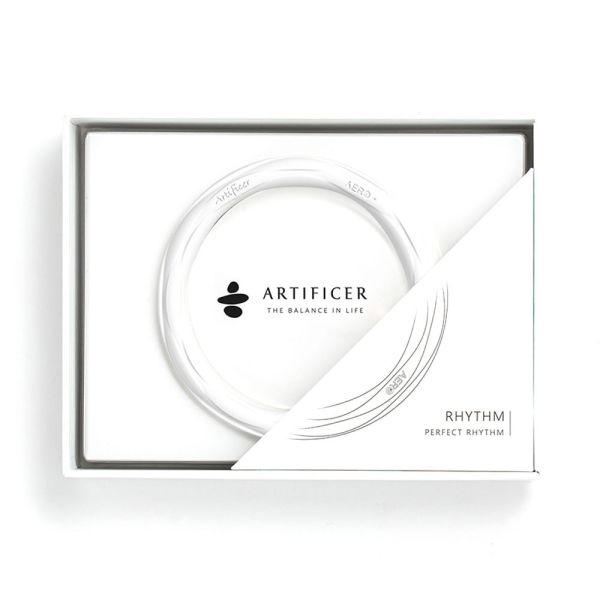 Artificer - Rhythm 運動手環 - 白 手環,飾品,天然礦物,健康,設計,生物電流,負離子,遠紅外線,安全,專利