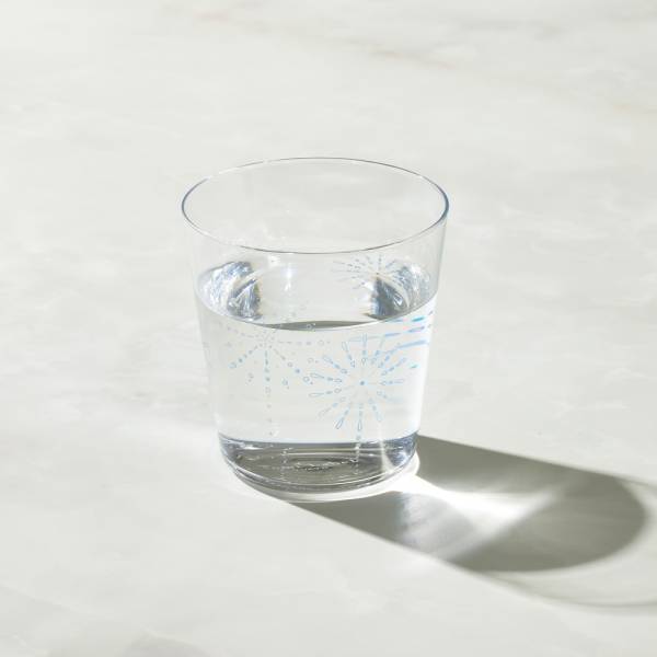 日本富硝子 - 變色寬口水杯 - 仲夏花火 (300ml) 日本,玻璃,玻璃杯,飲料杯,水杯