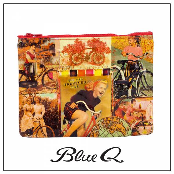 Blue Q 拉鍊袋 - Bicycle Traveler 單車客 收納袋,米袋,環保,創意,設計,再生,公益