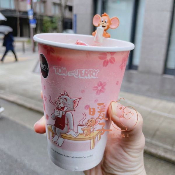 日本人氣咖啡店 超級快閃限量 Tom&Jerry杯緣子 