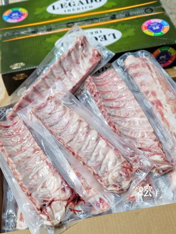 (免運) 西班牙伊比利豬肋排 每排500g *3包 