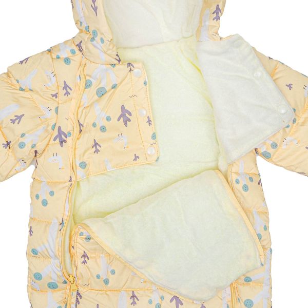 嬰兒羽絨棉連身衣-仙人掌 嬰幼兒羽絨連身衣,嬰幼兒羽絨外套,羽絨外套,保暖外套,連身外套