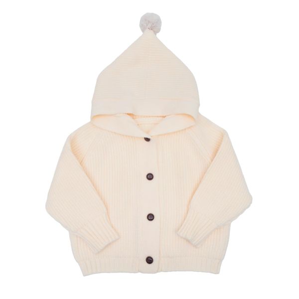 針織連帽外套 天然有機棉,台灣製寶寶衣,嬰幼兒外套,嬰兒外套,嬰兒針織外套