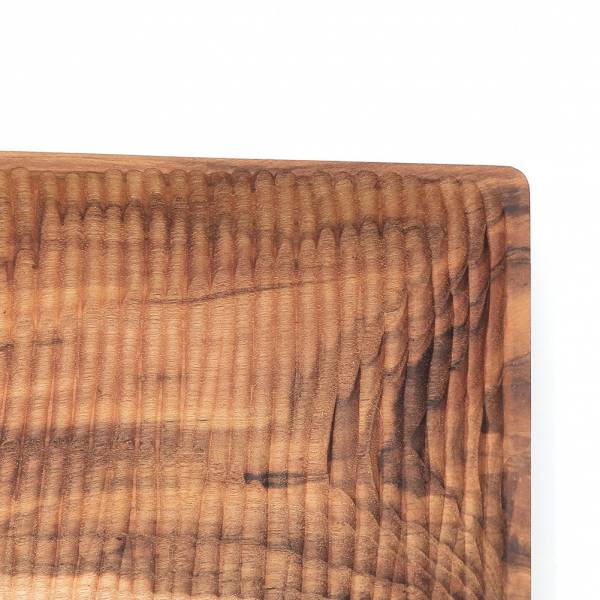 天然柚木厚底方型托盤-波點款/條紋款 柚木,廚房,餐具,木盤