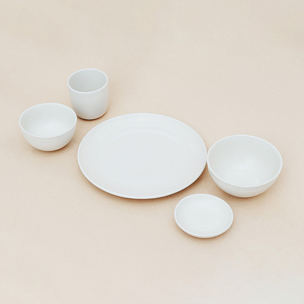 天然瓷土美器-湯碗(米) 柚木,廚房,餐具,筷子,環保