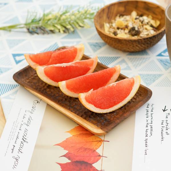 天然柚木餐盤(20cm)-波點款/條紋款 柚木,廚房,餐具,筷子,環保