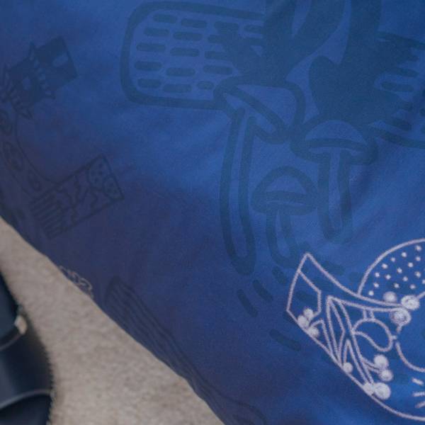 UMORFIL®莫代爾膠原蛋白四季被/枕套-深藍 女襪,台灣設計,台灣製造,文青,短襪,文創設計,刺蝟,膠原蛋白,居家良品,寢具,枕套