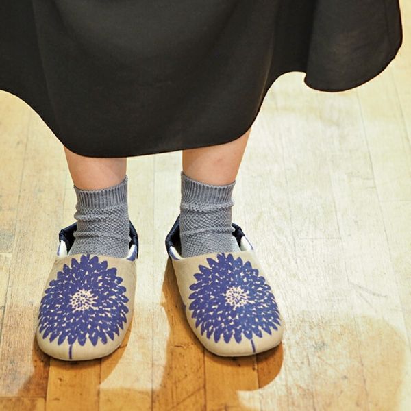 MaisonBlanche-日本製花卉兩穿室內拖鞋-共8色 