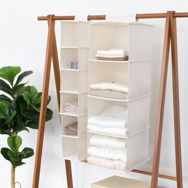 衣櫃多層收納袋-4層(大號) 衣櫃,多層,收納袋,衣櫥,包包,空間,帆布