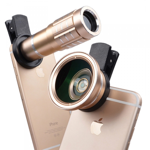 夾盤式3合1手機鏡頭組 3合1,鏡頭組,手機,廣角,微距,攝影