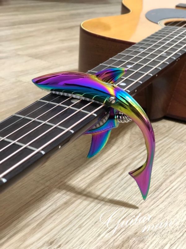 Shark Capo鯊魚造型移調夾 烏克麗麗,學吉他,買吉他,手工製,吉他,旅行吉他,吉他袋,吉他教學,吉他入門