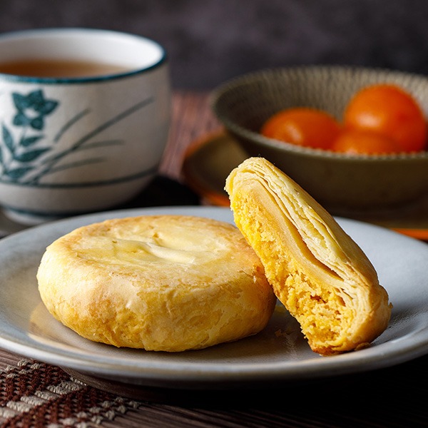 Royal Salted Egg Yolk Cake 櫻桃爺爺,中式,酥餅,伴手禮,傳統餅