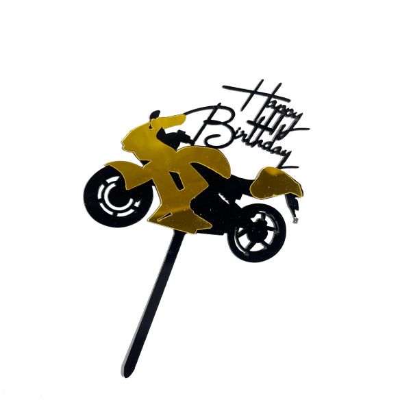 配件-F16-黑金雙層摩托車HB-插牌 