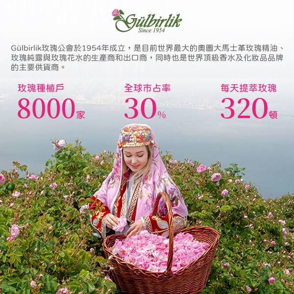【Gulbirlik】土耳其大馬士革玫瑰水 250ml 