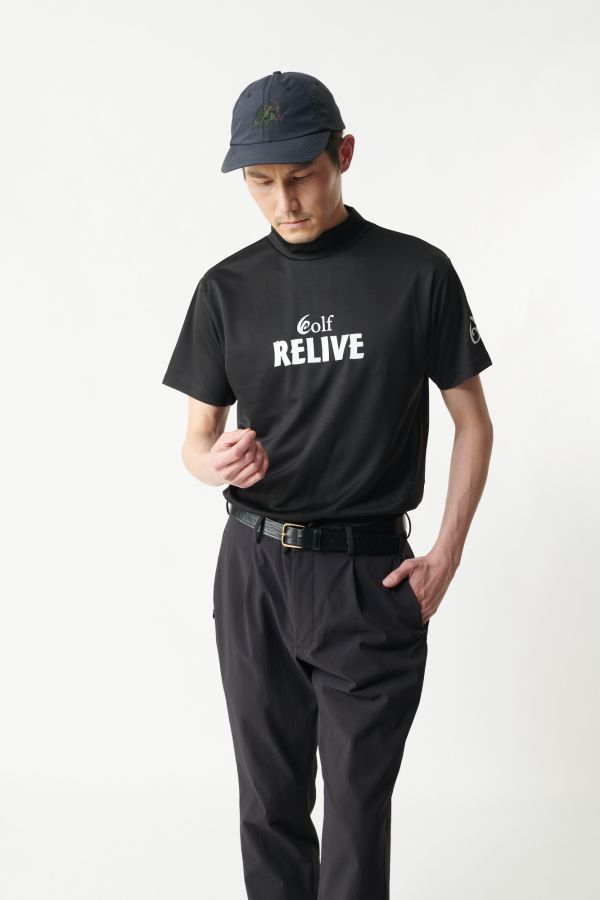 R-黑電氣印花抗透氣抗UV高爾夫球衣 