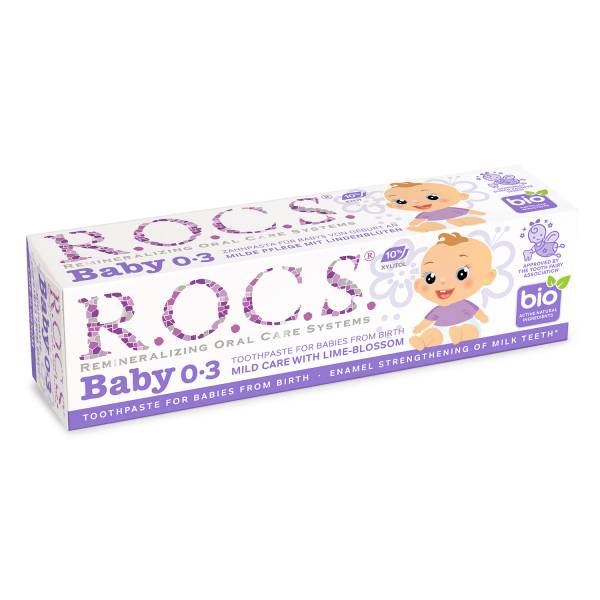 R.O.C.S. 不含氟 0-3歲嬰兒牙膏萊姆 35ml/45g 