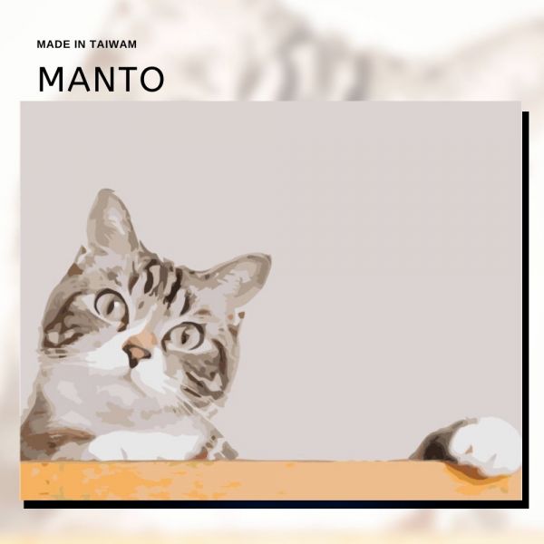 안녕喵皇｜MANTO創意數字油畫(4050) 貓咪,數字油畫,manto,數字畫