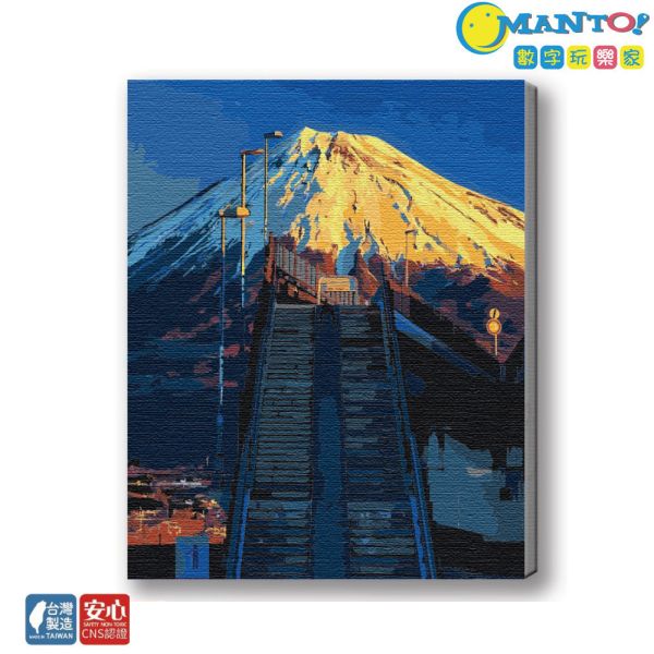 富士山夢之大橋｜MANTO創意數字油畫(4050) 富士山,風景畫,數字油畫,manto,數字畫
