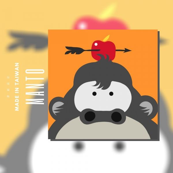 猩猩｜MANTO創意數字油畫(2020) 猩猩,旅行,數字油畫,manto,台灣數字油畫,數字油畫批發,數字油畫團購
