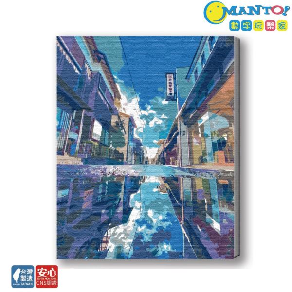 東京散策｜MANTO創意數字油畫(4050) 東京,風景畫,數字油畫,manto,數字畫