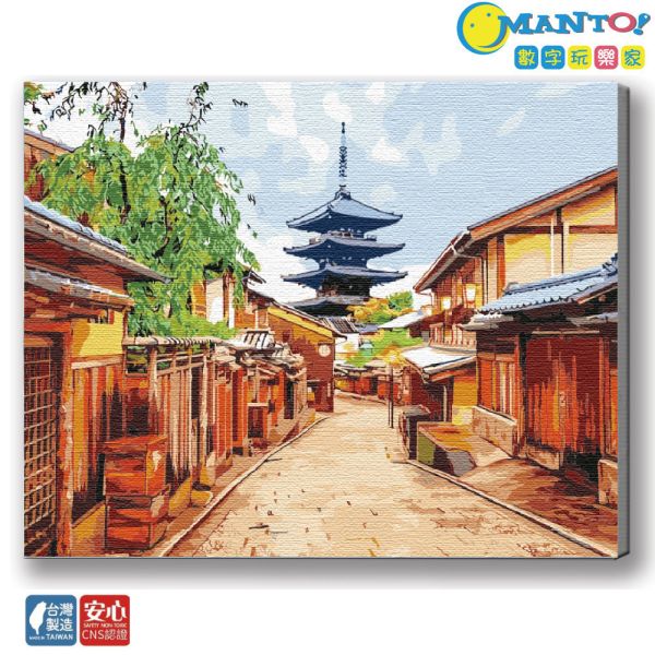 京都散策｜MANTO創意數字油畫(4050) 京都,風景畫,數字油畫,manto,數字畫