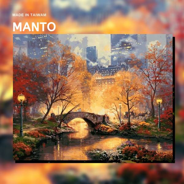 夢迴曼哈頓｜MANTO創意數字油畫(4050) 曼哈頓,風景畫,數字油畫,manto,數字畫