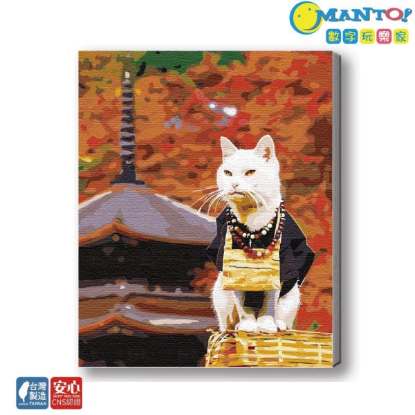 京都貓貓寺｜MANTO創意數字油畫(4050) 貓,數字油畫,manto,數字畫
