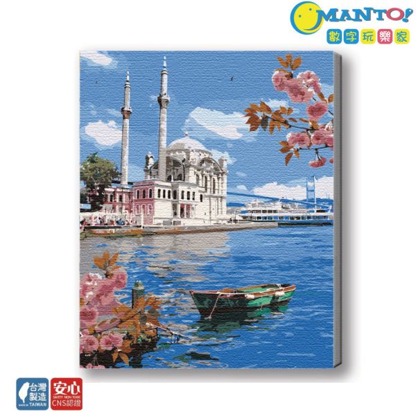 花見．土耳其｜MANTO創意數字油畫(4050) 伊斯坦堡,風景畫,數字油畫,manto,數字畫