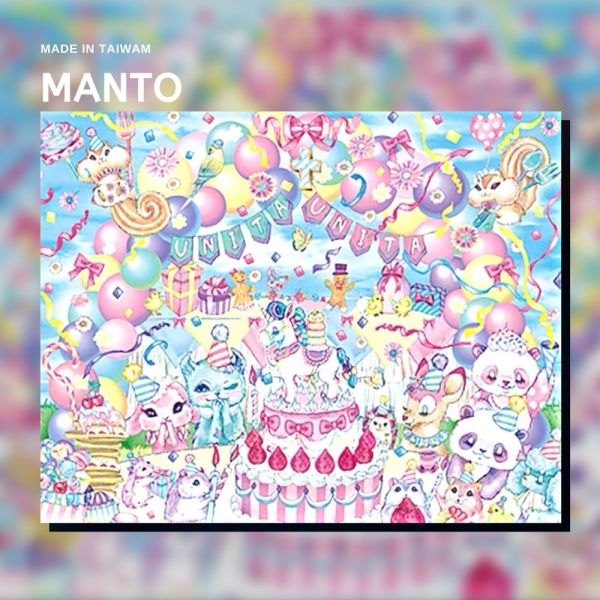 粉紅泡泡派對｜MANTO創意數字油畫(4050) 生日禮物,生日快樂,風景畫,數字油畫,manto,數字畫