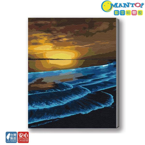 馬祖．藍眼淚｜MANTO創意數字油畫(4050) 風景畫,數字油畫,manto,數字畫