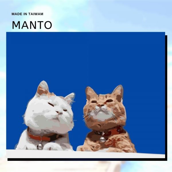 喵閒時光｜MANTO創意數字油畫(4050) 貓咪,數字油畫,manto,數字畫