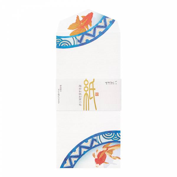 盛夏紙系列-絹印金魚 