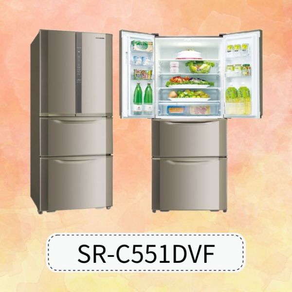【詢問再折】SR-C551DVF | SANLUX 台灣三洋 551L 二級 四門 對開 變頻電冰箱 SR-C551DVF,SRC551DVF,SANLUX,三洋,二級,四門,對開,變頻,電冰箱,冰箱