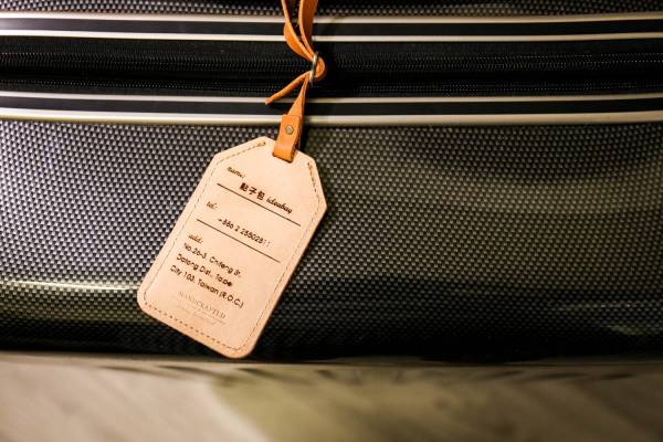 皮革雙面行李吊牌 出國,吊牌,吊飾,行李吊牌,行李牌,禮品,客製化,禮物