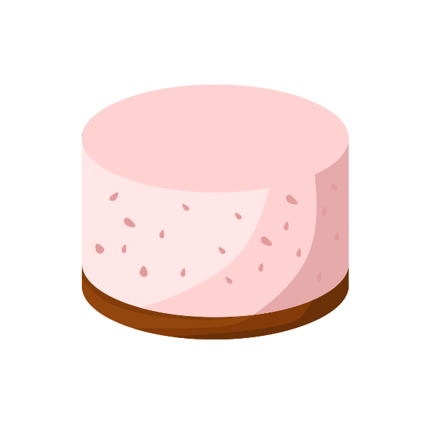 蛋糕體 - 荔枝玫瑰 
