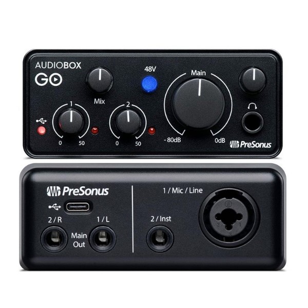 Presonus AudioBox Go 錄音介面/錄音界面 內含軟體 原廠公司貨 一年保固 