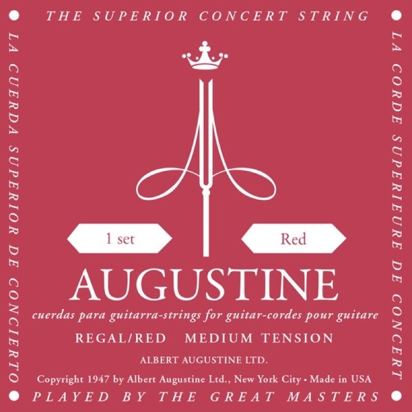 Augustine（紅）古典弦 中張力 尼龍弦 