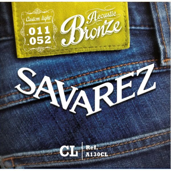 Savarez A130CL 黃銅 民謠吉他弦 11-52 Savarez,A130CL,黃銅,民謠吉他弦,11-52