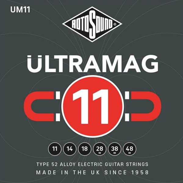 ROTOSOUND UM11 電吉他弦 Ultramag (11-48)【英國製/電吉他弦/UM-11】 
