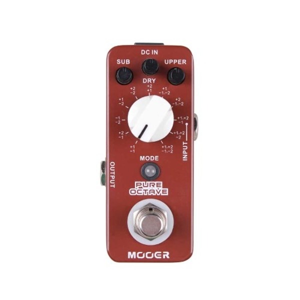 Mooer Pure Octave 八度音效果器【Octave Pedal】【Micro系列Po】 
